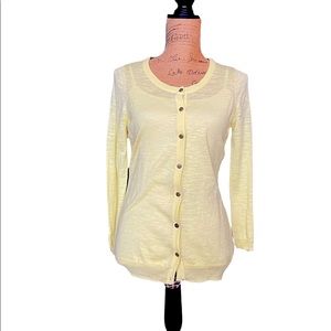 The Limited light yellow cardigan